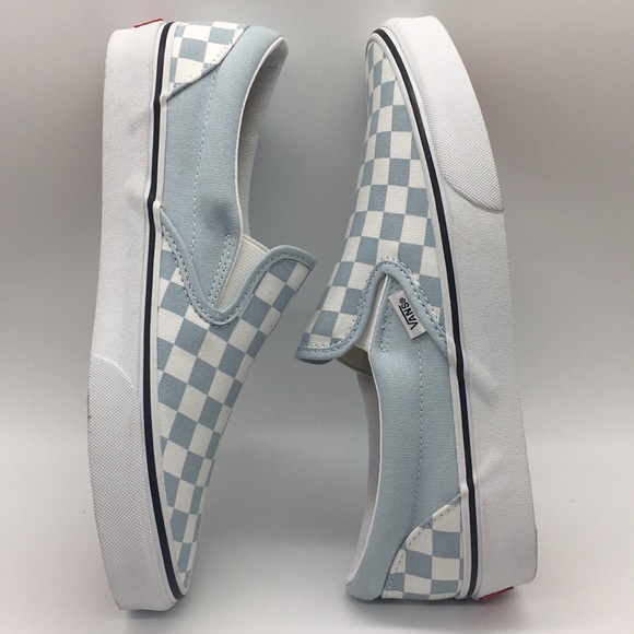 VANS CLASSIC SLIP-ON Checkerboard Baby Blue wmns - Picture 7 of 16